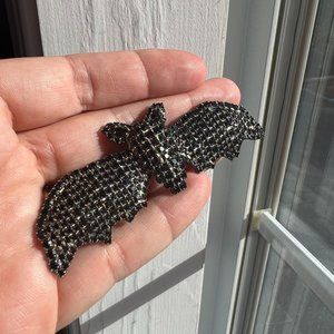 VINTAGE Bauer Rhinestone Bat Pin